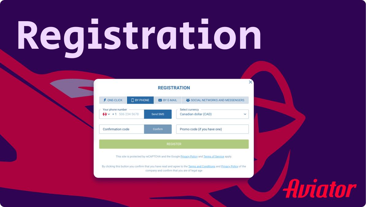 Aviator Crash Game Registration