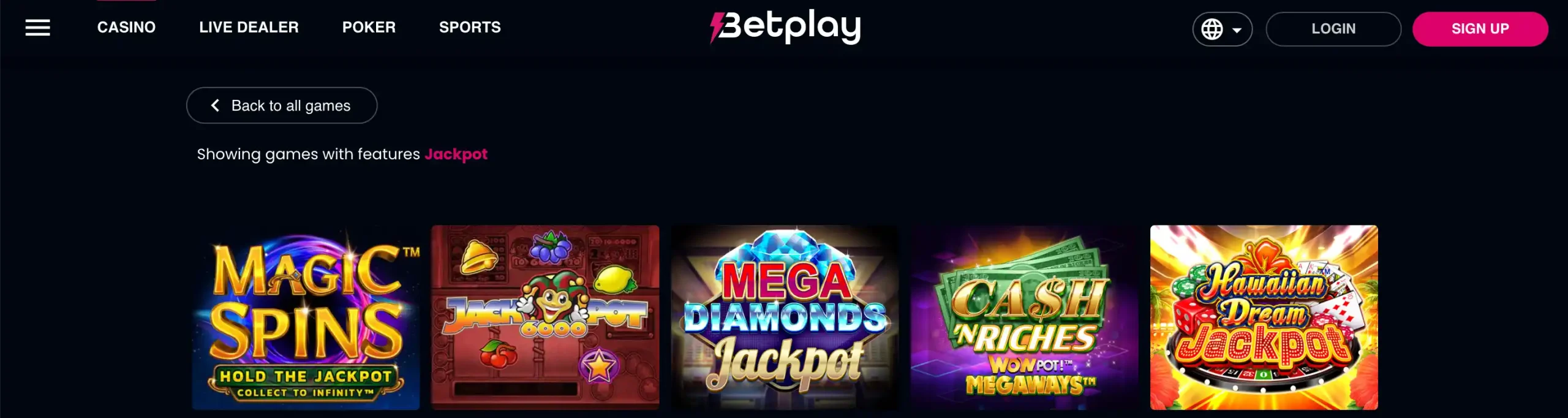Games at BetPlay